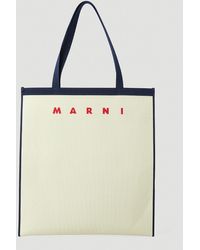 Marni Flat Shopping Tote Bag - Multicolour