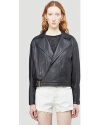 Excliria Womens Laurante White Genuine Leather Jacket