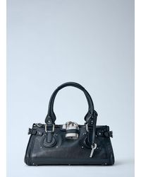 Chloé - Chloé Paddington Full-Grain Leather Shoulder Bag - Lyst
