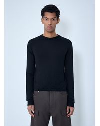 Rick Owens - Fine Knit Wool Sweater - Lyst