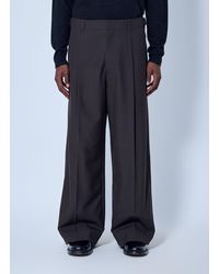 Lemaire - Single Pleat Tailored Pants - Lyst