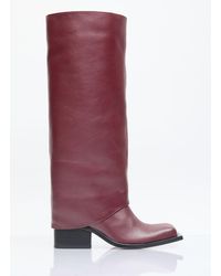 FIDAN NOVRUZOVA - Havva Leather Boots - Lyst