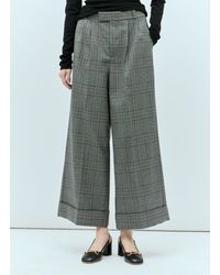 Gucci - Prince Of Wales Check Tailored Pants - Lyst
