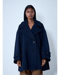 Chloé - Chloã Double-Breasted Wool-Blend Coat - Lyst