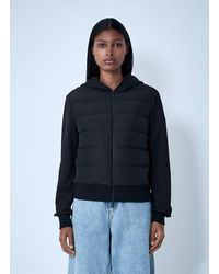 Moncler - Quilted Hooded Cardigan - Lyst