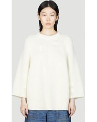 Bottega Veneta - Oversized Wool Cashmere T-shirt - Lyst