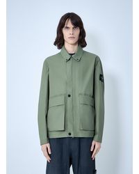 Stone Island - Cotton Twill Field Jacket - Lyst