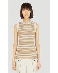 DURAZZI MILANO - Rouches Cut-out Knit Tank Top - Lyst