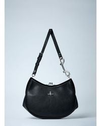 Vivienne Westwood Charm Frame Small Leather Shoulder Bag in