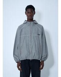 Miu Miu - Check Hooded Jacket - Lyst