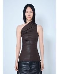 Rick Owens - Athena One-Shoulder Tank Top - Lyst