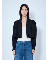 Chloé - Chloé Gathered Cropped Jacket - Lyst