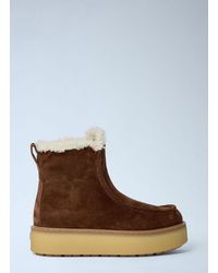 Prada - Suede Boots - Lyst
