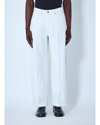 Lemaire - Wide-Leg Denim Trousers - Lyst