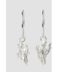 for Men Metallic Georgia Kemball Cupid Earrings in Silver Mens Jewellery Earrings and ear cuffs 