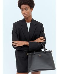 Prada - Buckle Medium Leather Handbag - Lyst