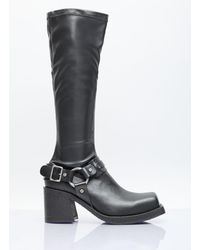 Acne Studios - Pull-on Buckle Boots - Lyst