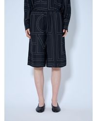 TOTEME - Monogram Silk Pj Culottes - Lyst