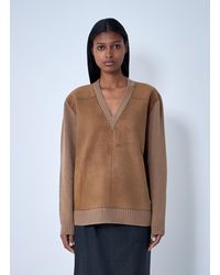 Prada - Wool-And-Cashmere-Blend Sweater - Lyst