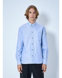 Moncler - Button-Down Cotton Shirt - Lyst
