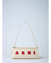 Marni - Leather Baguette Musuem Shoulder Bag - Lyst