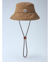 Moncler - Logo Patch Bucket Hat - Lyst