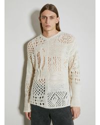 Our Legacy - V Neck Crochet Sweater - Lyst