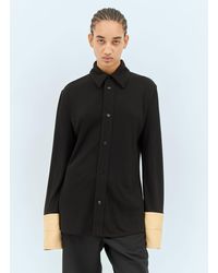 Bottega Veneta - Fluid Long-Sleeve Shirt - Lyst