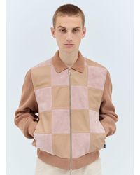 AWAKE NY - Checkerboard Zip-Front Jacket - Lyst