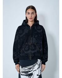 VAQUERA - Marilyn Denim Hooded Jacket - Lyst