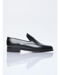 The Row - Enzo Leather Loafers - Lyst