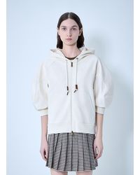 Moncler - Hooded Zip-Up Sweatshirt - Lyst