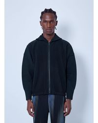 Homme Plissé Issey Miyake - July Full Zip Hoodie - Lyst