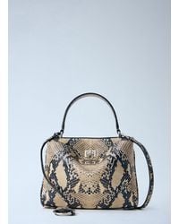 Balenciaga - Rodeo Snakeskin-Effect Mini Handbag - Lyst