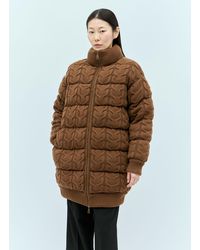 Max Mara - Wool And Cashmere Down Jacket - Lyst