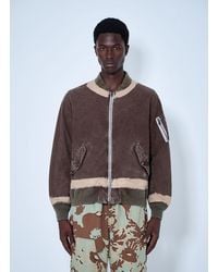 Nomarythm Textile - Hand Dye Flight Jacket - Lyst