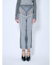Jean Paul Gaultier - Double-Layer Mesh Midi Skirt - Lyst
