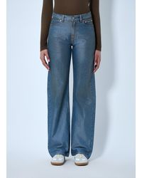 Our Legacy - Wide-Leg Denim Trousers - Lyst