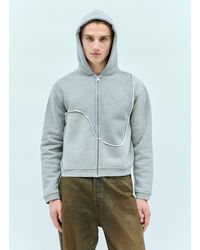 ERL - Swirl Zipped Hooded Sweatshirt - Lyst