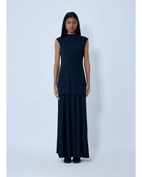 Jil Sander - Viscose-Blend Dress - Lyst