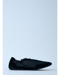 Prada - Collapse Re-Nylon And Suede Sneakers - Lyst