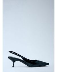 Prada - Pointed-Toe Slingback Pumps - Lyst
