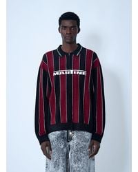 Martine Rose - Logo Motif Polo Shirt - Lyst