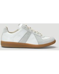 Maison Margiela - Replica Low-top Suede Trainers - Lyst
