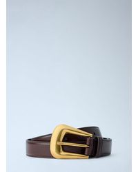 Saint Laurent - Folk Buckle Belt - Lyst