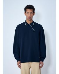 Miu Miu - Half-Zip Polo Shirt - Lyst