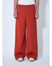 Lacoste - Wide-Leg Elasticated Trousers - Lyst