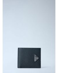 Prada - Textured Leather Card Holder - Lyst