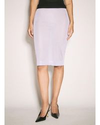 Saint Laurent - Knit Pencil Skirt - Lyst