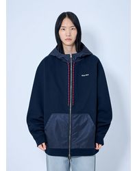 Miu Miu - Zip Up Hoodie - Lyst